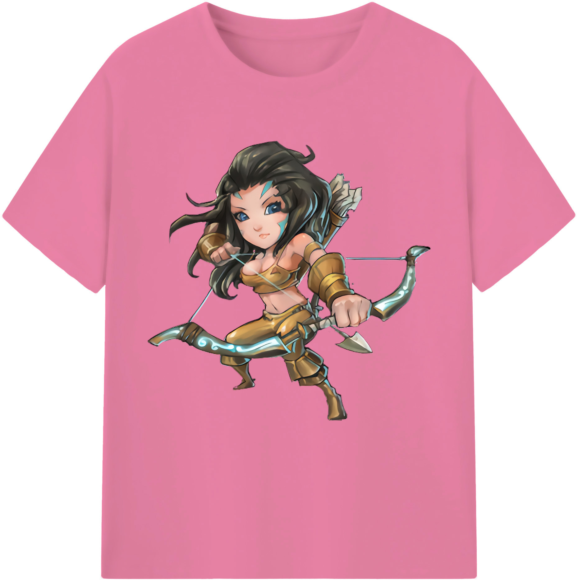 リーグ・オブ・レジェンド League of Legends LOL 綿100％半袖Tシャツ（フロントプリント）